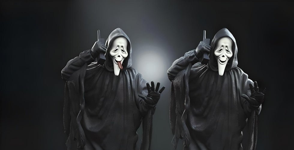 Ghostface Scream 3D Resin Printed Model - 3D Fantasy Models