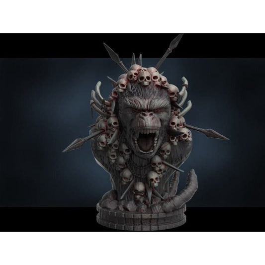 King Kong Bust 3D Resin Printed Model - 3D Fantasy Models