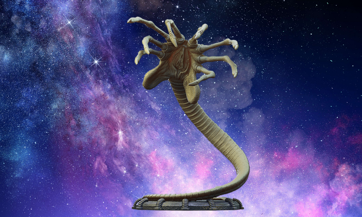Aliens Face Hugger 3D Resin Model Print