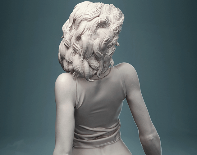 Ellen Ripley Underwear (Alien) 3D Printed Model - 3D Fantasy Models