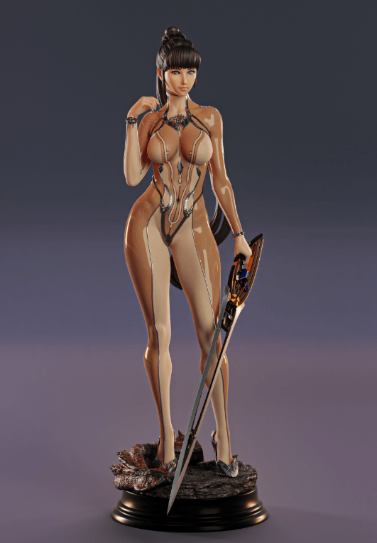EVE 3D Stellar Blade Resin Printed Model - 3D Fantasy Models