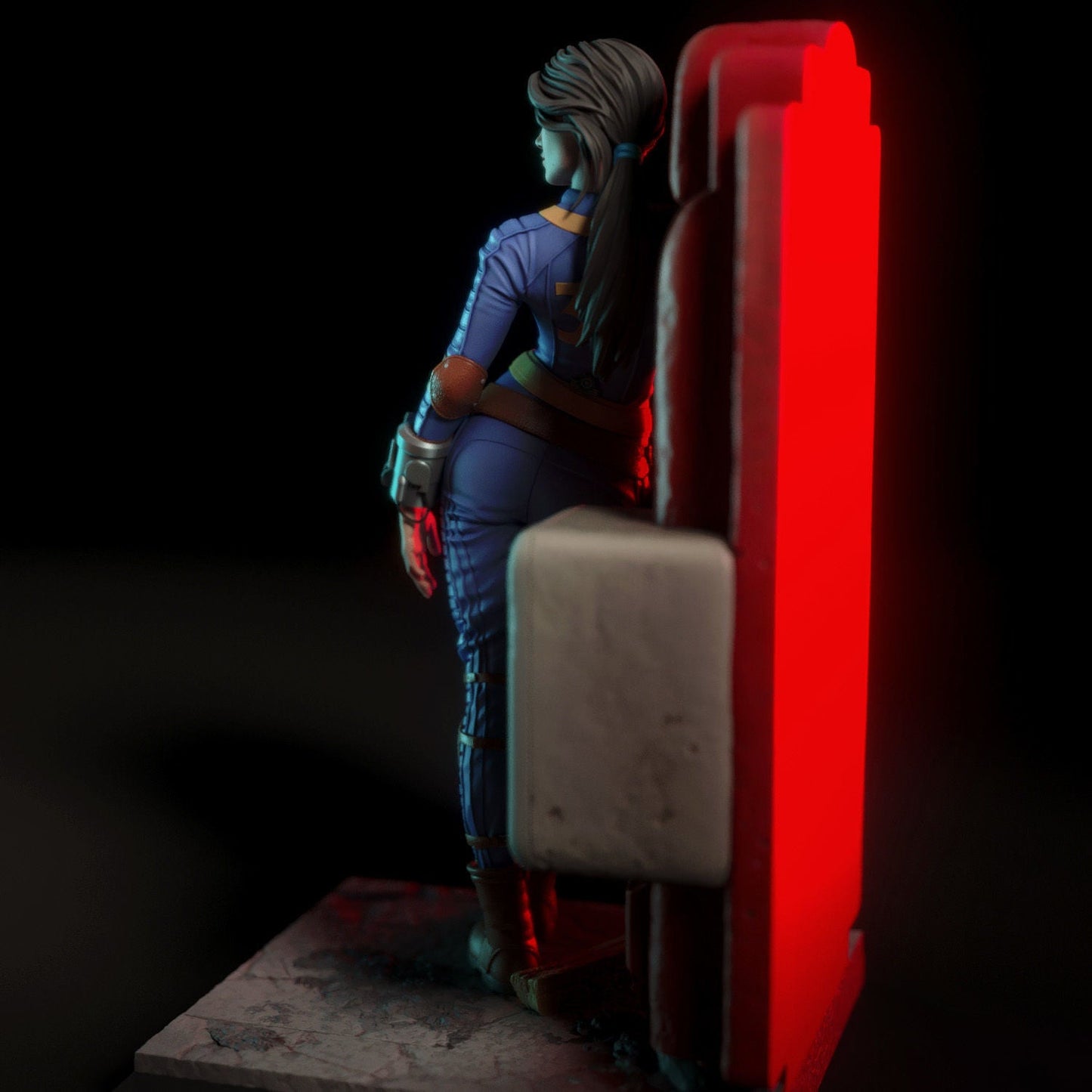 Fall Out Lucy 3D Printed Resin Model - 3D Fantasy Models