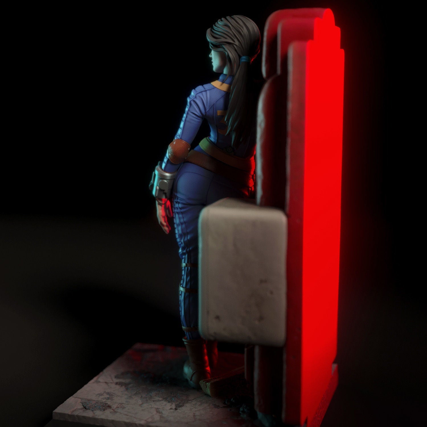 Fall Out Lucy 3D Printed Resin Model - 3D Fantasy Models