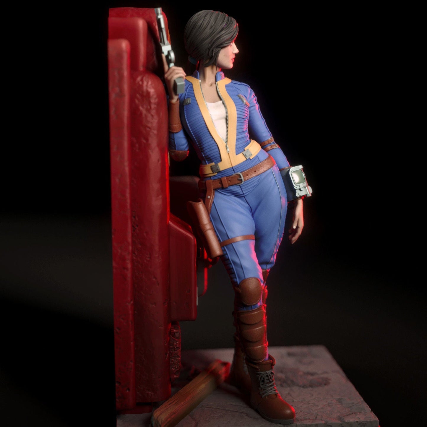 Fall Out Lucy 3D Printed Resin Model - 3D Fantasy Models