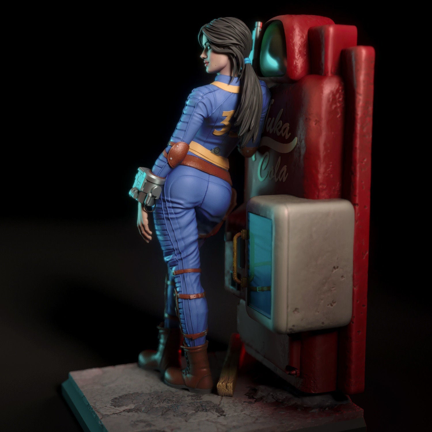 Fall Out Lucy 3D Printed Resin Model - 3D Fantasy Models