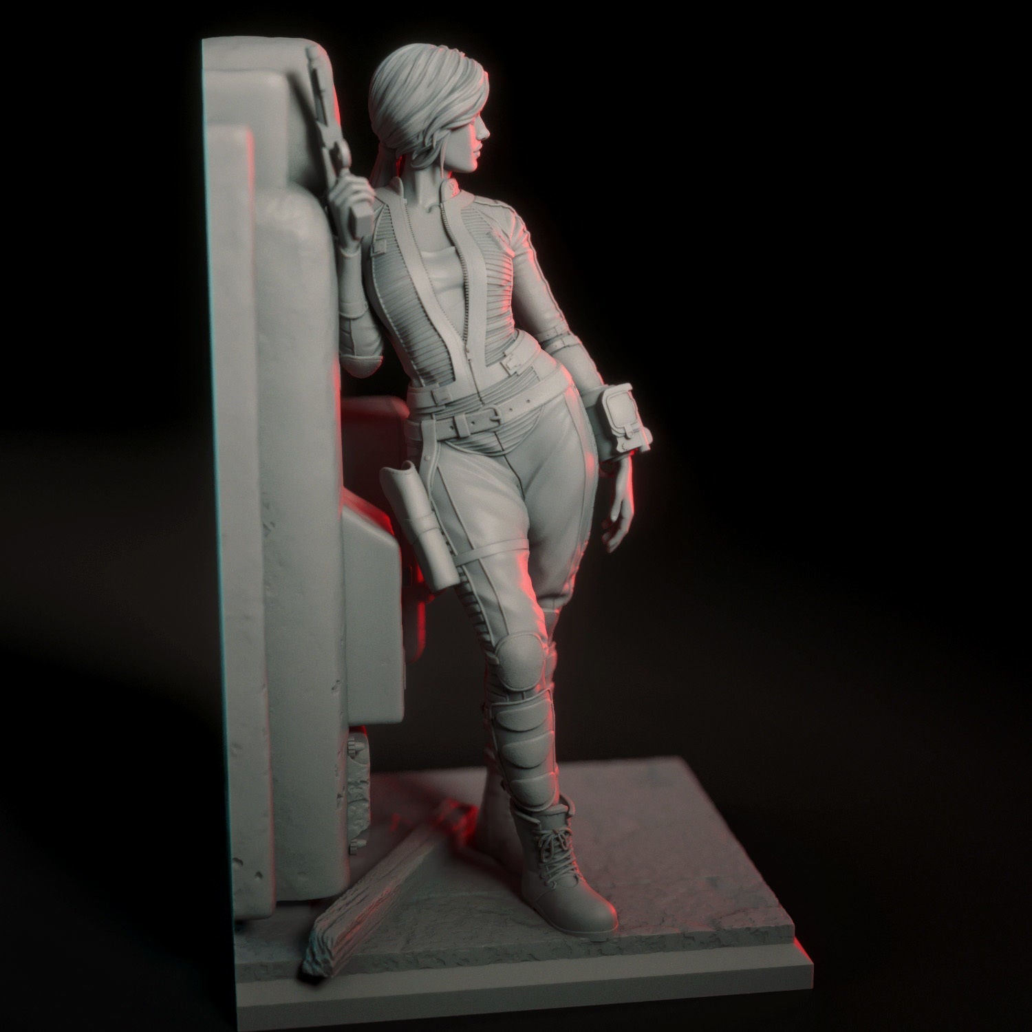 Fall Out Lucy 3D Printed Resin Model - 3D Fantasy Models