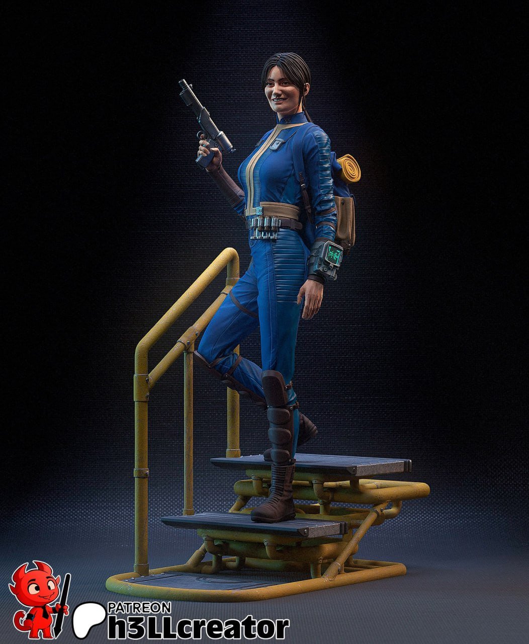 Fallout Lucy 3D Resin Printed Model - 3D Fantasy Models