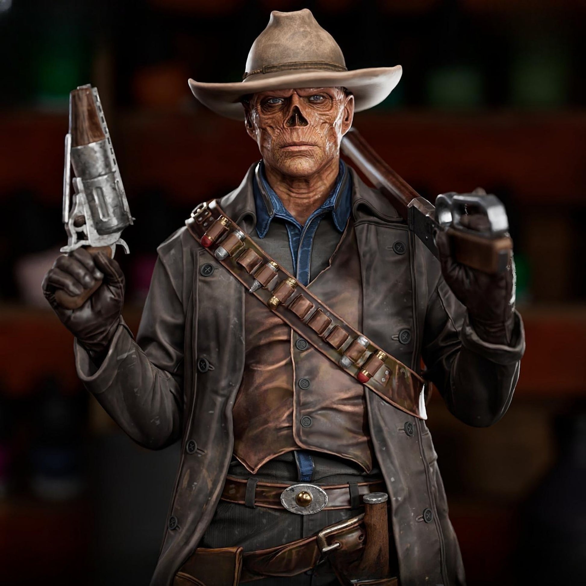 Fallout The Goul 3D Resin Printed Model - 3D Fantasy Models