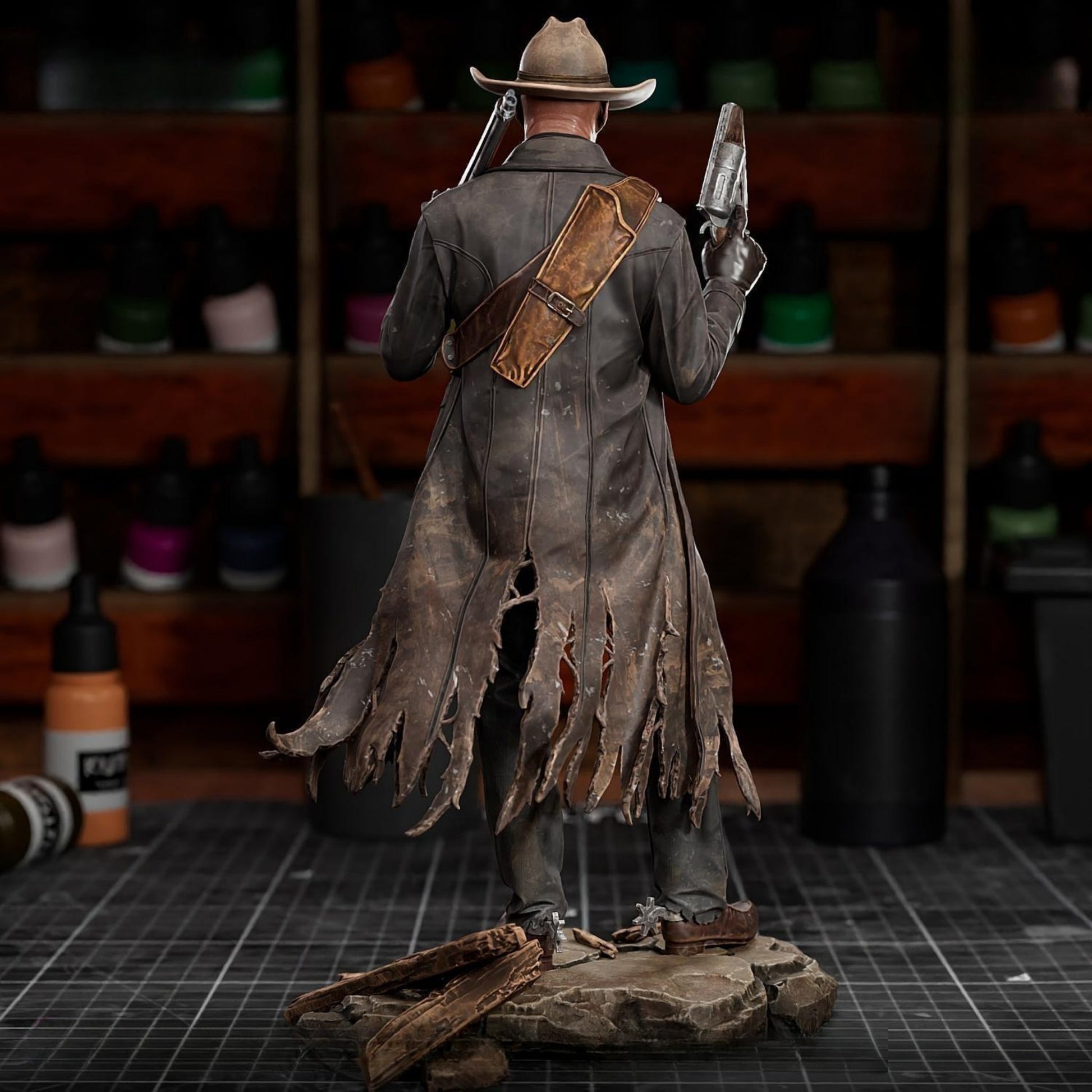 Fallout The Goul 3D Resin Printed Model - 3D Fantasy Models