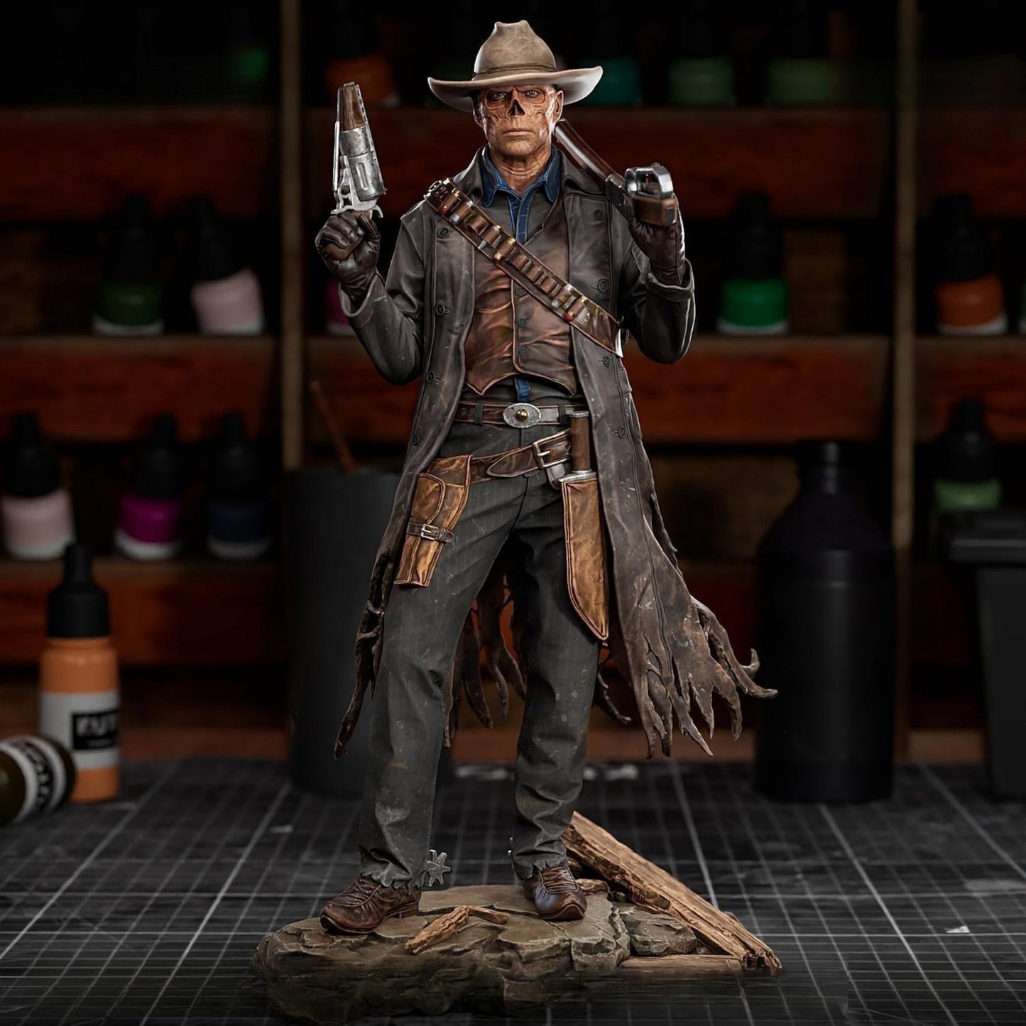 Fallout The Goul 3D Resin Printed Model - 3D Fantasy Models