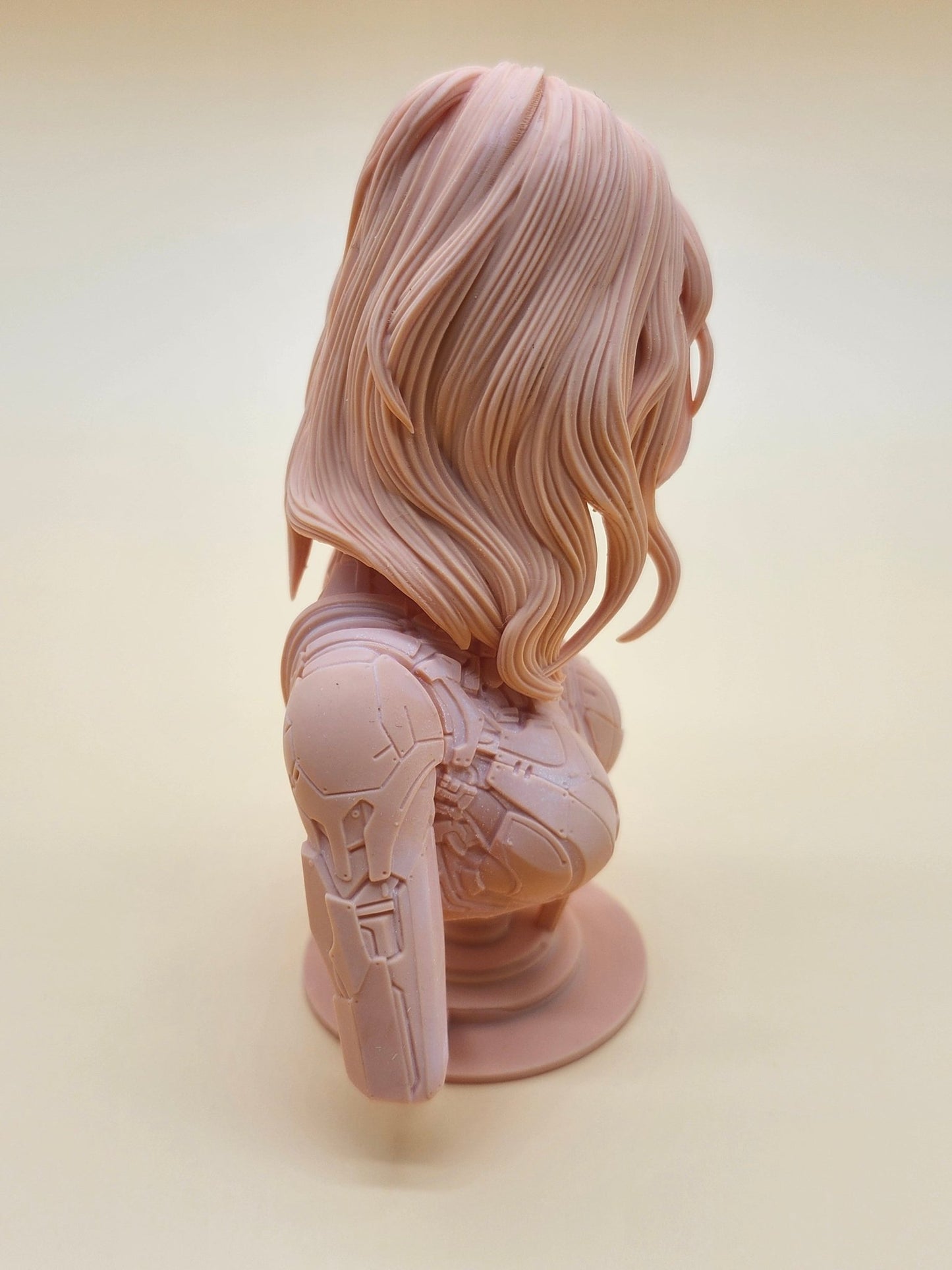 Female Cyborg Sci Fi Resin Printed Model - 3D Fantasy Models