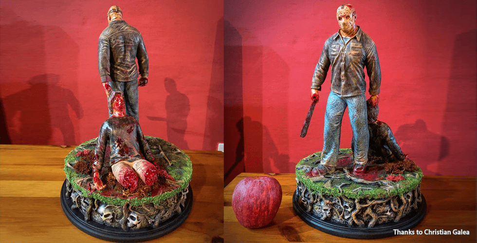 Jason Voorhees Friday The 13th 3D Resin Printed Model - 3D Fantasy Models