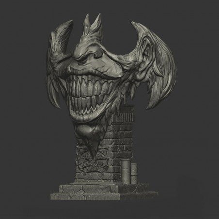 Joker Face 3D Resin Printed Model - 3D Fantasy Models