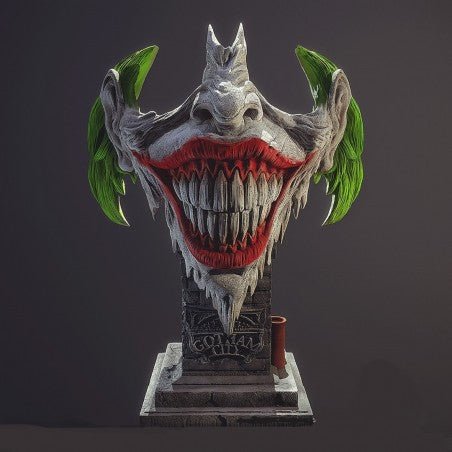 Joker Face 3D Resin Printed Model - 3D Fantasy Models