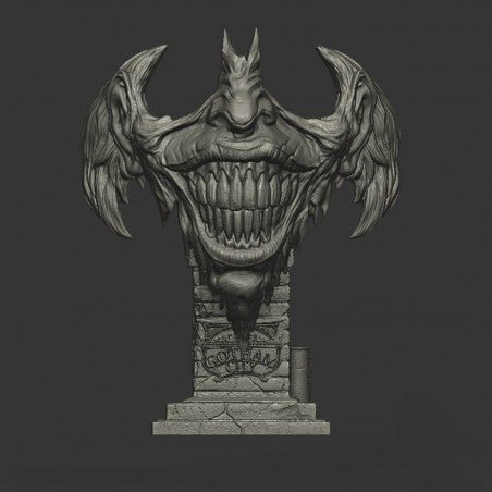 Joker Face 3D Resin Printed Model - 3D Fantasy Models