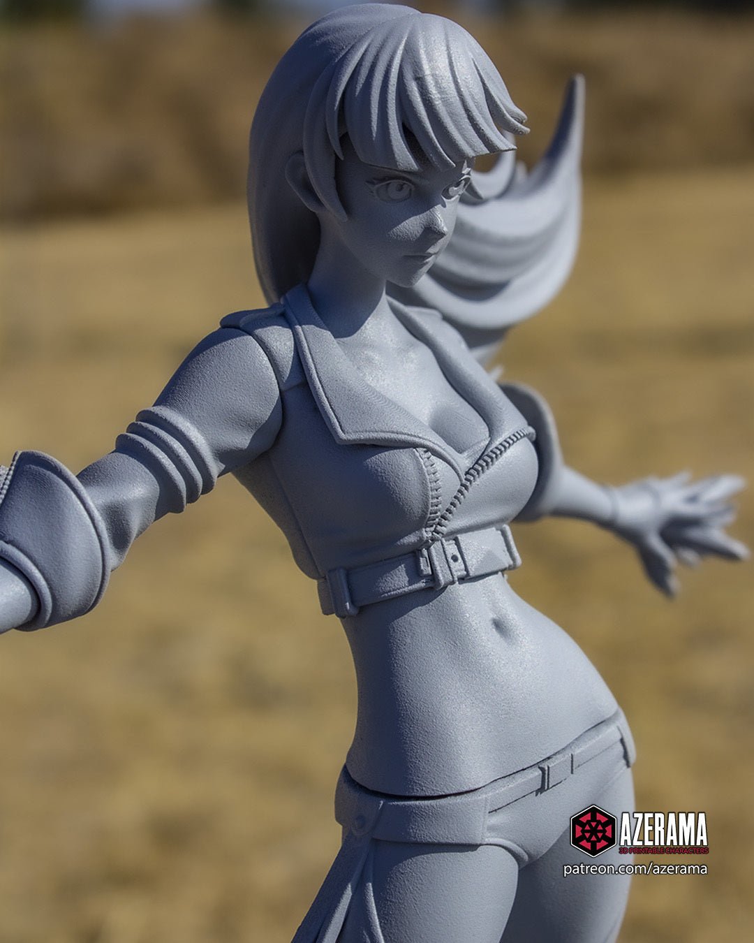 King of Fighters - Kula Diamond 3D Resin Print Model - 3D Fantasy Models