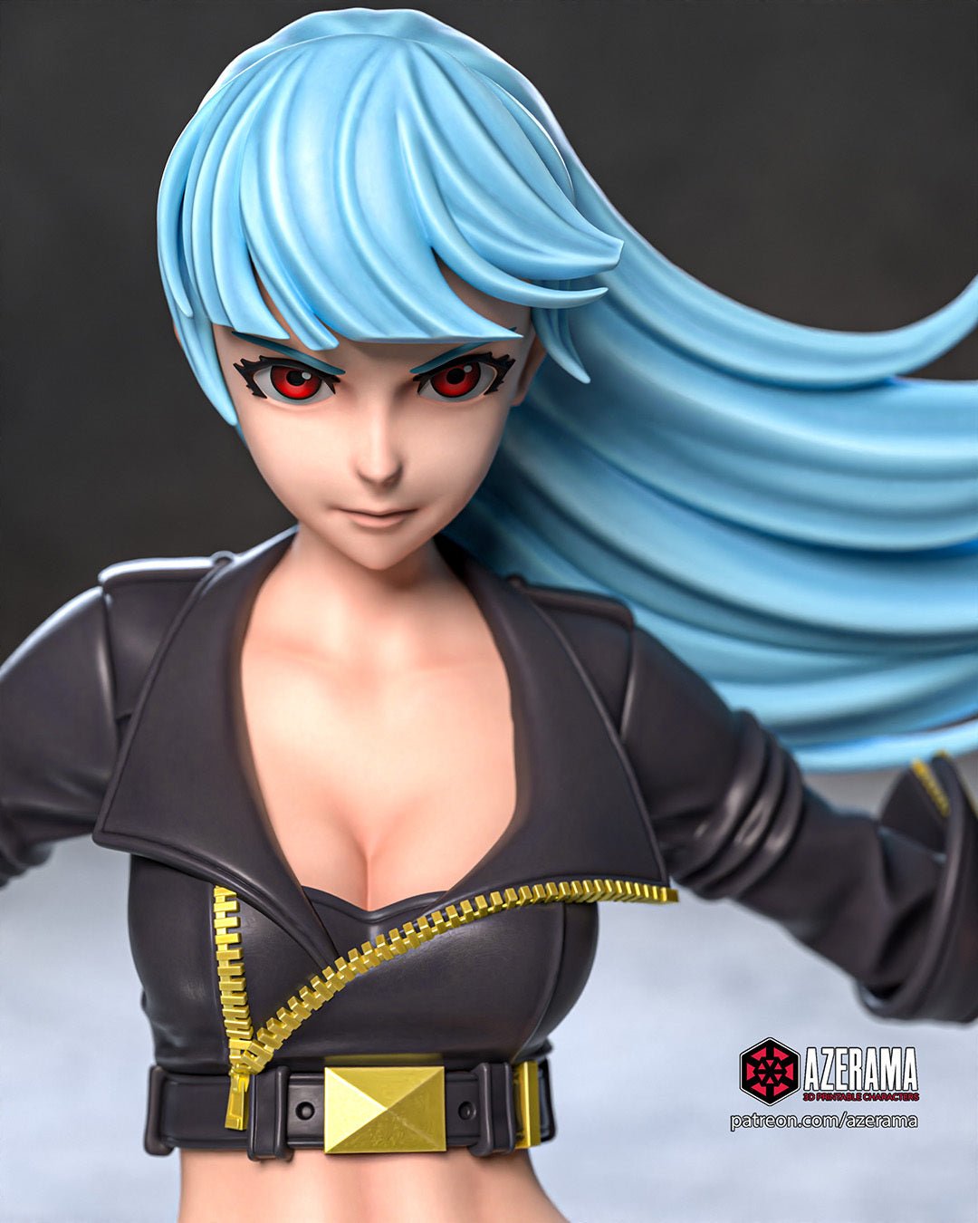 King of Fighters - Kula Diamond 3D Resin Print Model - 3D Fantasy Models