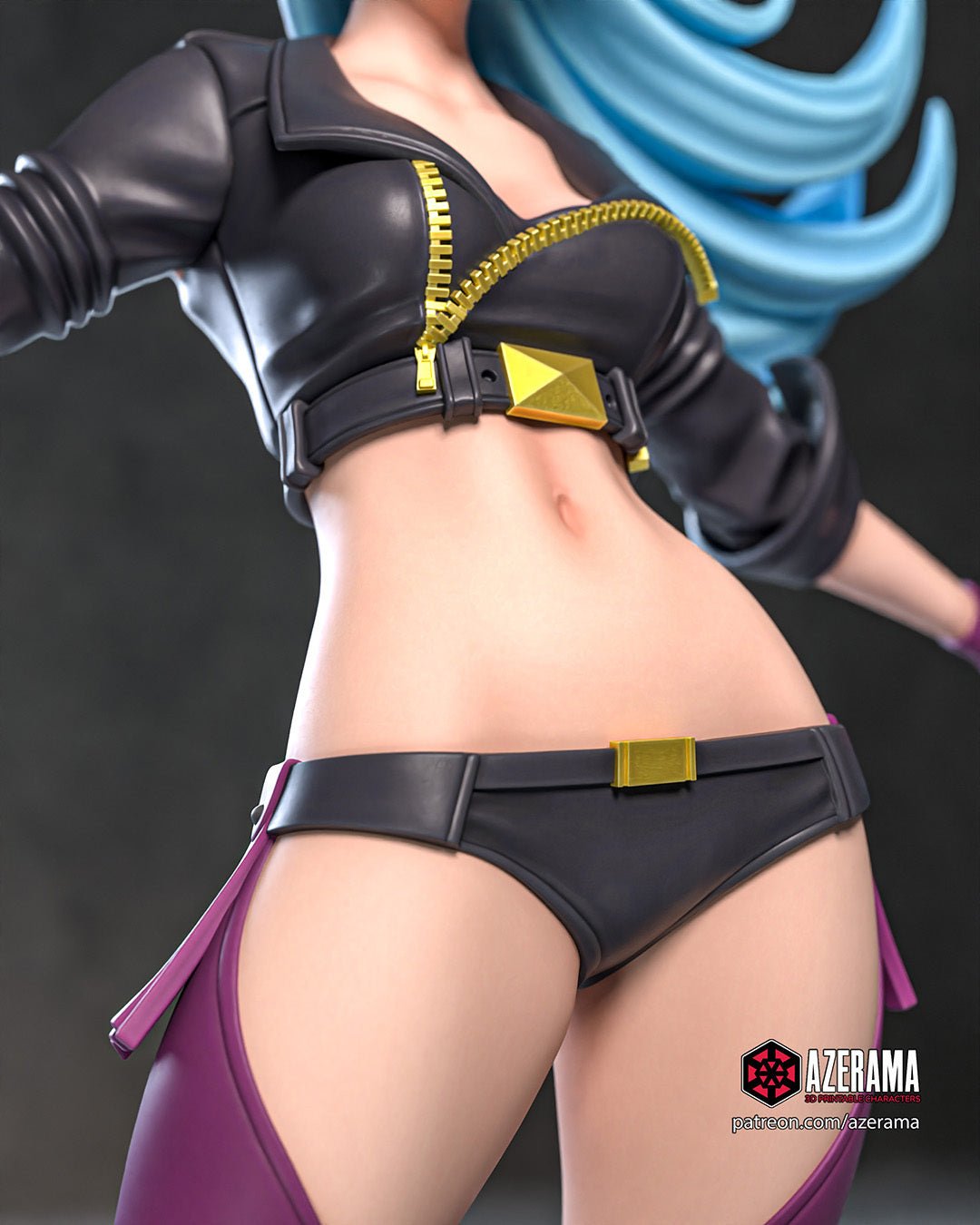 King of Fighters - Kula Diamond 3D Resin Print Model - 3D Fantasy Models