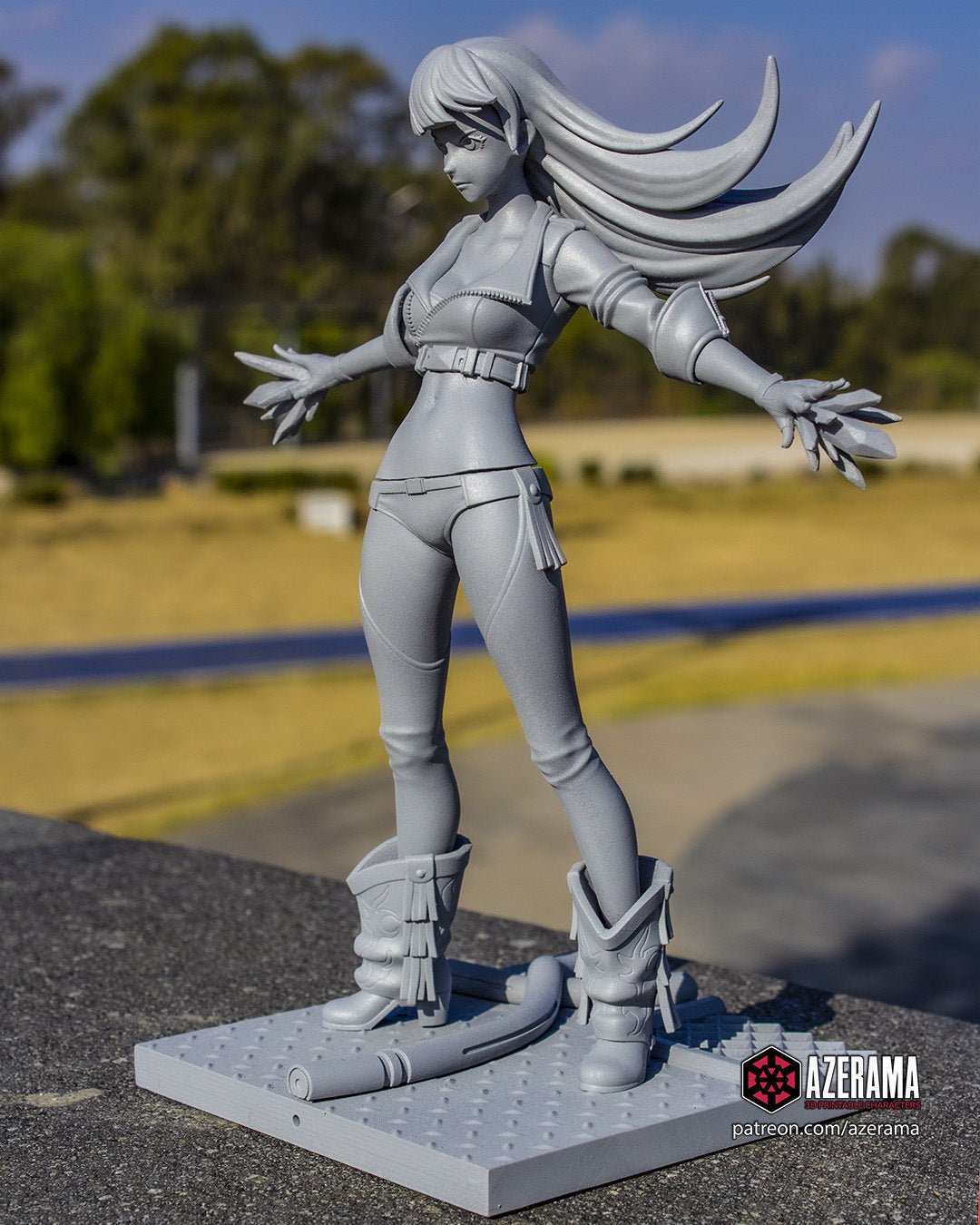 King of Fighters - Kula Diamond 3D Resin Print Model - 3D Fantasy Models
