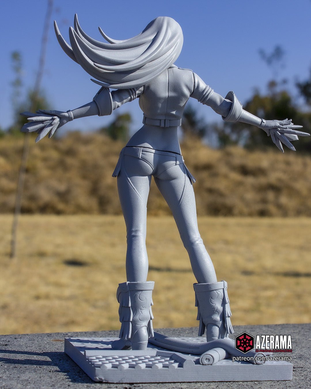 King of Fighters - Kula Diamond 3D Resin Print Model - 3D Fantasy Models