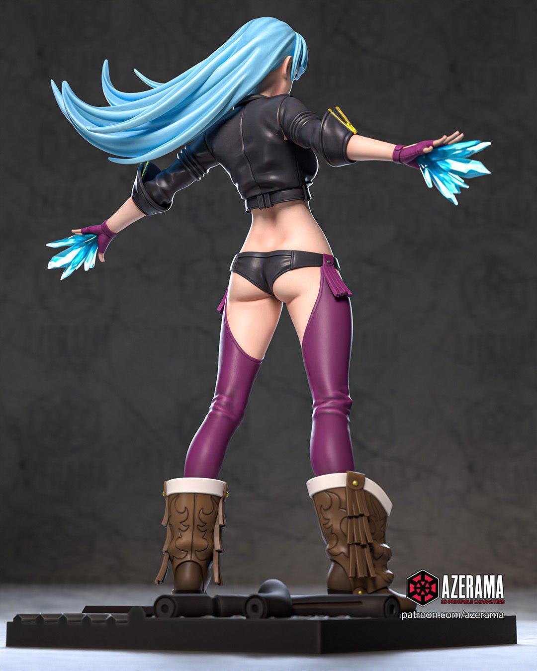 King of Fighters - Kula Diamond 3D Resin Print Model - 3D Fantasy Models