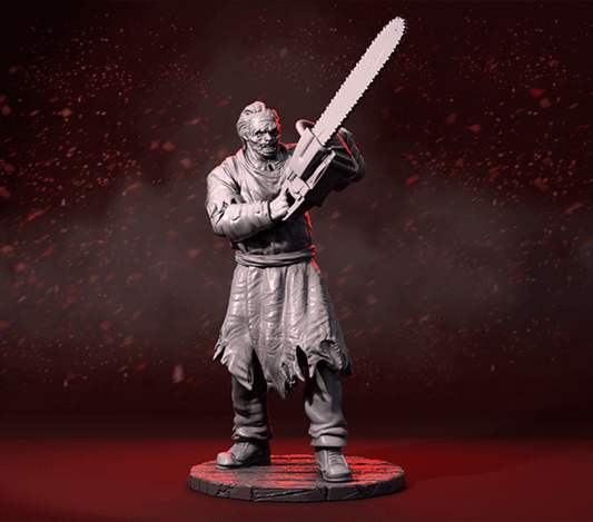 Leather Face Texas Chain Saw Massacre 3D Resin Printed Model - 3D Fantasy Models