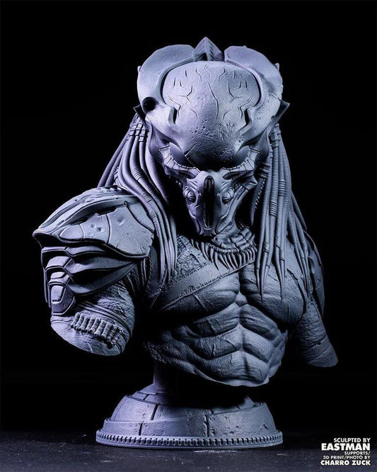 Predator Bust 3d Printed Resin Model - 3D Fantasy Models