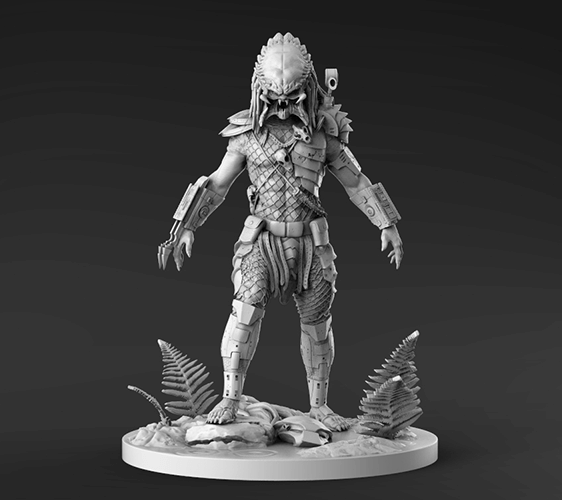 Predator VS Dutch 3D Resin Model - 3D Fantasy Models