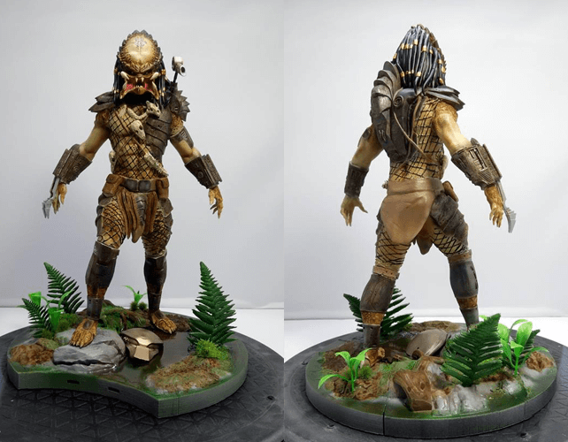 Predator VS Dutch 3D Resin Model - 3D Fantasy Models